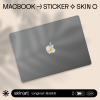 SkinAT适用于苹果MacBook Logo贴膜上海静安苹果店logo贴纸花见花开一道来 ipad logo贴 3M铸造级材质背胶