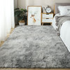 长毛绒地毯卧室床边毯家用北欧ins风客厅，茶几满铺房间长方形地垫
