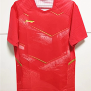 2018李宁国家队同款大赛版国服男款比赛服乒乓球上衣短袖T恤