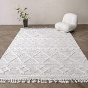 土耳其进口地毯摩洛哥耐脏床边毯北欧客厅茶几卧室，家用地垫可机洗