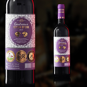 法国原瓶进口赤霞珠，波尔多红酒干红13.5度葡萄酒aoc级