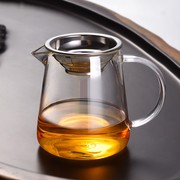 特厚耐热玻璃公道杯茶漏套装大号分茶加厚耐高温茶海功夫茶具配件