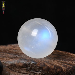 天然月光石散珠子冰种玻璃体蓝月光石白底diy水晶串珠多宝材料