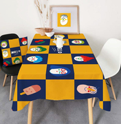 定制卡通可爱餐桌布布艺，清新长方形轻奢北欧ins家用台布桌布盖布