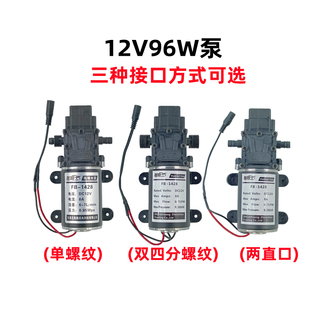 直流DC12V96W车载洗车泵高压家用便携洗车水泵电动喷雾器泵