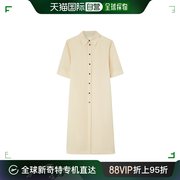 香港直邮Jil Sander 衬衫式初剪羊毛连衣裙 J04DL0002J40003