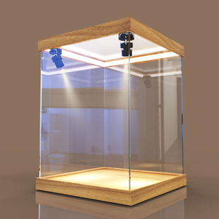 亚克力高透明展示盒手办模型 乐高收纳盒积木盒可定制防尘罩子