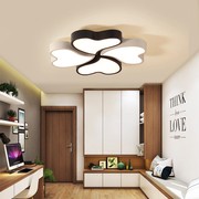 led吸顶灯简约现代心形客厅，灯温馨创意卧室灯具，办公灯具爱心灯饰