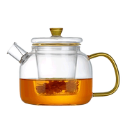 加厚耐热玻璃茶壶玻璃茶具花，茶壶过滤功夫茶具套装泡茶壶家用