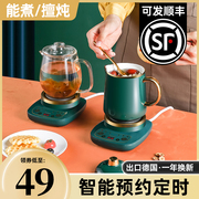煮茶器多功能办公室小型电茶炉全玻璃花茶养生壶mini小茶炉煮茶壶