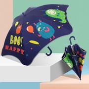 儿童雨伞儿童伞可爱圆角，防戳伤h安全伞，卡通夜光儿童雨伞