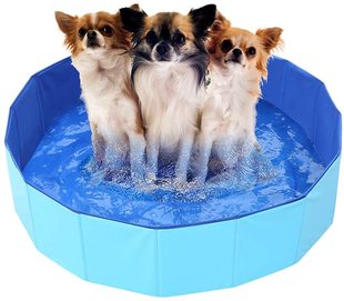 狗狗洗澡盆免充气折叠宠物，游泳池鸭子浴盆中大型犬金毛法斗猫咪沙