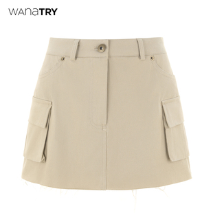 Wana try设计超短裙（含短裤）显瘦裙子半身裙性感a字迷你裙