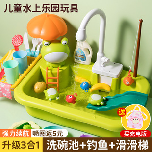 儿童洗澡戏水宝宝婴儿水上乐园玩具小黄鸭子玩水池盆男孩女孩网红