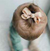Little家 丹麦bows by staer 6cm儿童婴幼儿小号蝴蝶结发夹