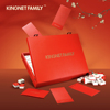 kingnetfamily麻将礼盒新年送礼机打手，搓家用套装便携筹码麻将牌