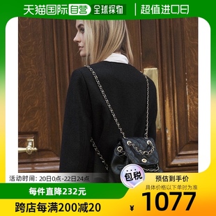 韩国直邮ANOETIC双肩包男女款时尚潮流百搭耐磨皮质链条容量充足