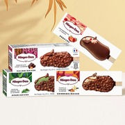 24盒哈根达斯脆皮条冰淇淋盒装香草巧克力味雪糕法国进口