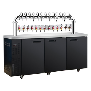 玖田啤酒机扎啤机冷藏制冷机，全自动精酿啤酒设备烧烤酒吧风冷机