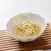 创意骨瓷日式花瓣碗高级感面碗大汤碗蘸料碗法式甜品碗陶瓷沙拉碗