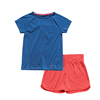 夏季女儿童运动套装速干透气短袖t恤排汗短裤打球健身