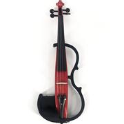 专业电子小提琴 配连接线 耳机 红色提琴