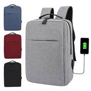 男士双肩包USB充电多功能旅行包适用小米苹果华为平板背包