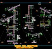 cad现代中式仿古建筑钢混结构檐口屋檐屋面地面，做法cad图纸图集