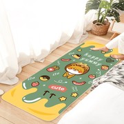 儿童卡通动漫床前q地毯卧室床边毯长条房间地垫床尾满铺定制