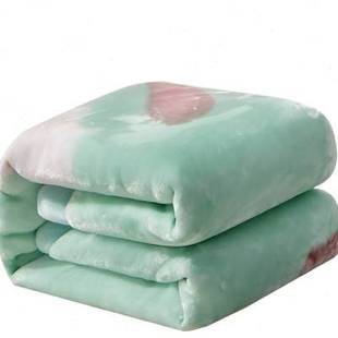 儿童婴儿毛毯双层加厚宝宝盖毯幼儿园午睡小毯子秋冬季珊瑚绒被子