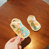 夏季婴儿凉鞋子0-6到12个月婴幼儿学步前鞋防滑一岁宝宝布鞋不掉8