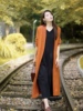 韩版纯色针织毛衣外套，2023秋季气质，减龄中长款外皮羊毛开衫