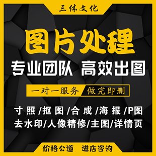 PS图抠图修图PS照片精修去水印无痕改字改图PS图片处理照片合成