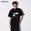 VFC/VERAF CA半高领logo印花短袖T恤男美式复古宽松上衣潮牌半袖