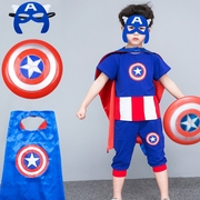 童装男童美国队长小男孩超人衣服，儿童套装奥特曼潮衣帅气服装夏装