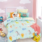 纯棉单件儿童床裙式床单1.2m米，卡通男孩女孩床裙小儿推拿床罩