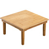 可折叠炕桌楠竹榻榻米桌正方形餐桌饭桌小茶几方桌床上矮桌子