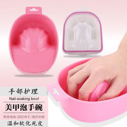 日式双层泡手碗美甲工具修甲清洁指甲日，常用去死皮软化剂洗手盆
