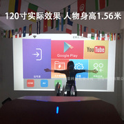 家用超清led屏，便携式投影仪1080p语音连接wifi，手机无线投影机工厂