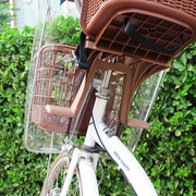 自行车儿童宝宝座椅前置挡风板电动车电瓶车挡风板防风沙蚊虫风挡