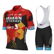 2023巴林bahrain自行车夏季骑行服短袖，上衣背带裤男女单车衫