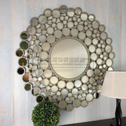 欧式镜软装壁挂挂镜 玄关镜 壁炉镜子 餐边镜 定制艺术大厅挂镜