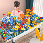 儿童多功能积木桌子益智拼装玩具，3到6岁宝宝，礼物男孩智力女孩拼图