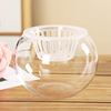 客厅透明玻璃花瓶绿萝水培容器大号水养绿植花盆器皿圆形办公家用