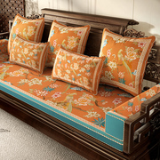 红木沙发坐垫中式实木家具，椅罗汉床海绵乳，胶木沙发坐垫带靠背定制