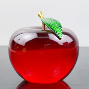 上市红色水晶苹果摆件，创意圣诞节平安夜，送客户朋友礼物