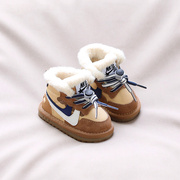 英国next road宝宝棉鞋冬季男婴儿1-3岁加绒加厚保暖女小童雪地靴