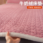 牛奶绒床垫软垫家用冬季珊瑚绒褥子保暖法兰绒加厚毯子床褥薄垫子