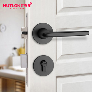 汇泰龙静音门锁室内卧室现代简约房门锁实木门锁门把手通用型锁具