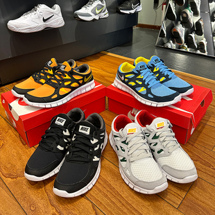 耐克nike男鞋freerun2赤足舒适运动休闲跑步鞋537732